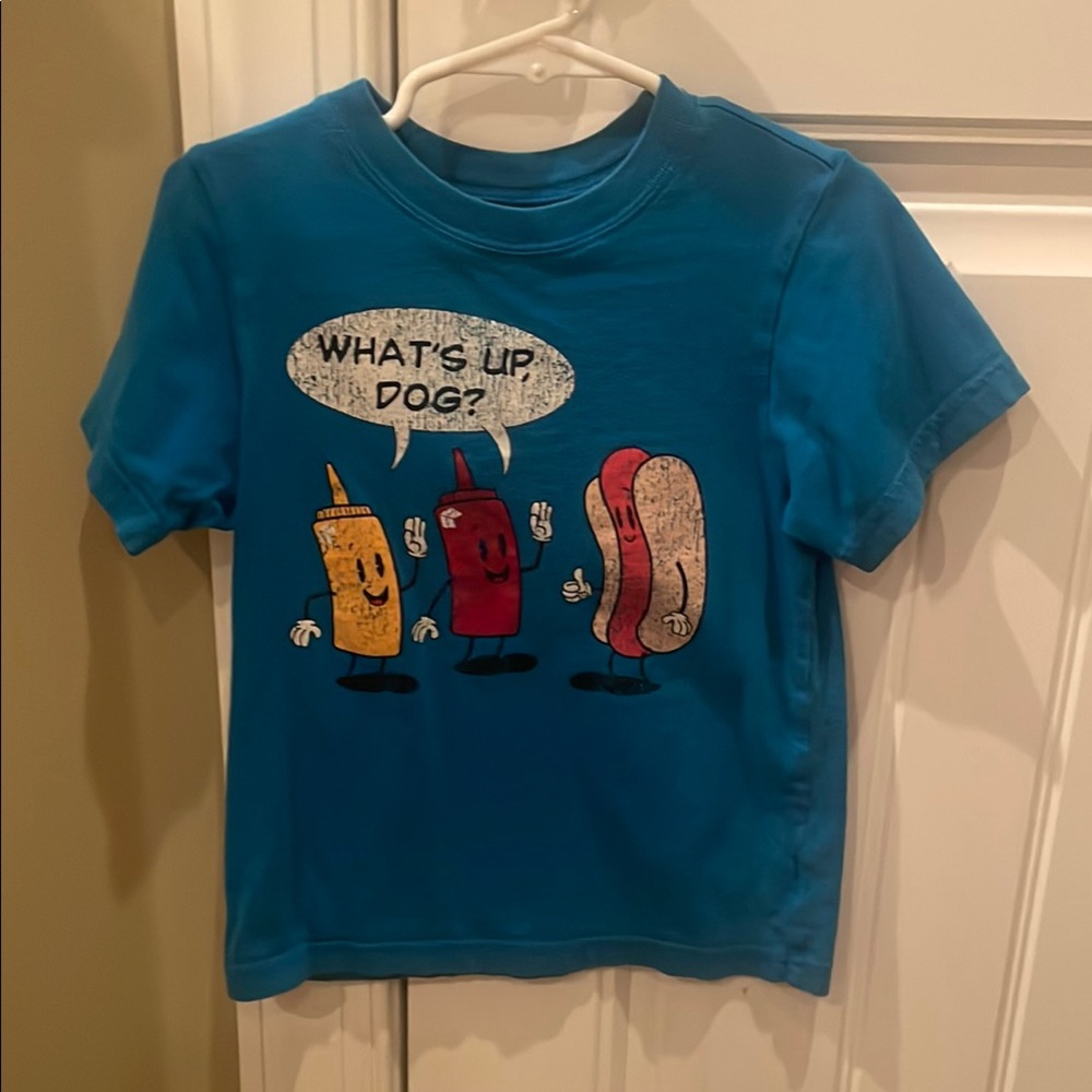 Blue Kids Graphic T-Shirt
